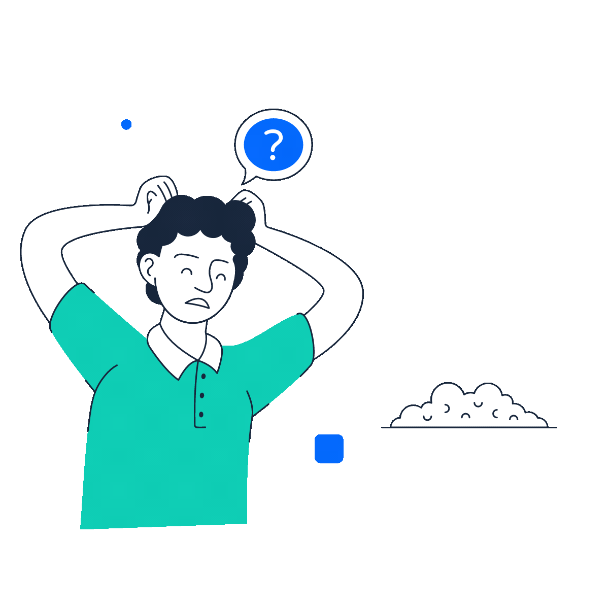 Man finding Career Path gif