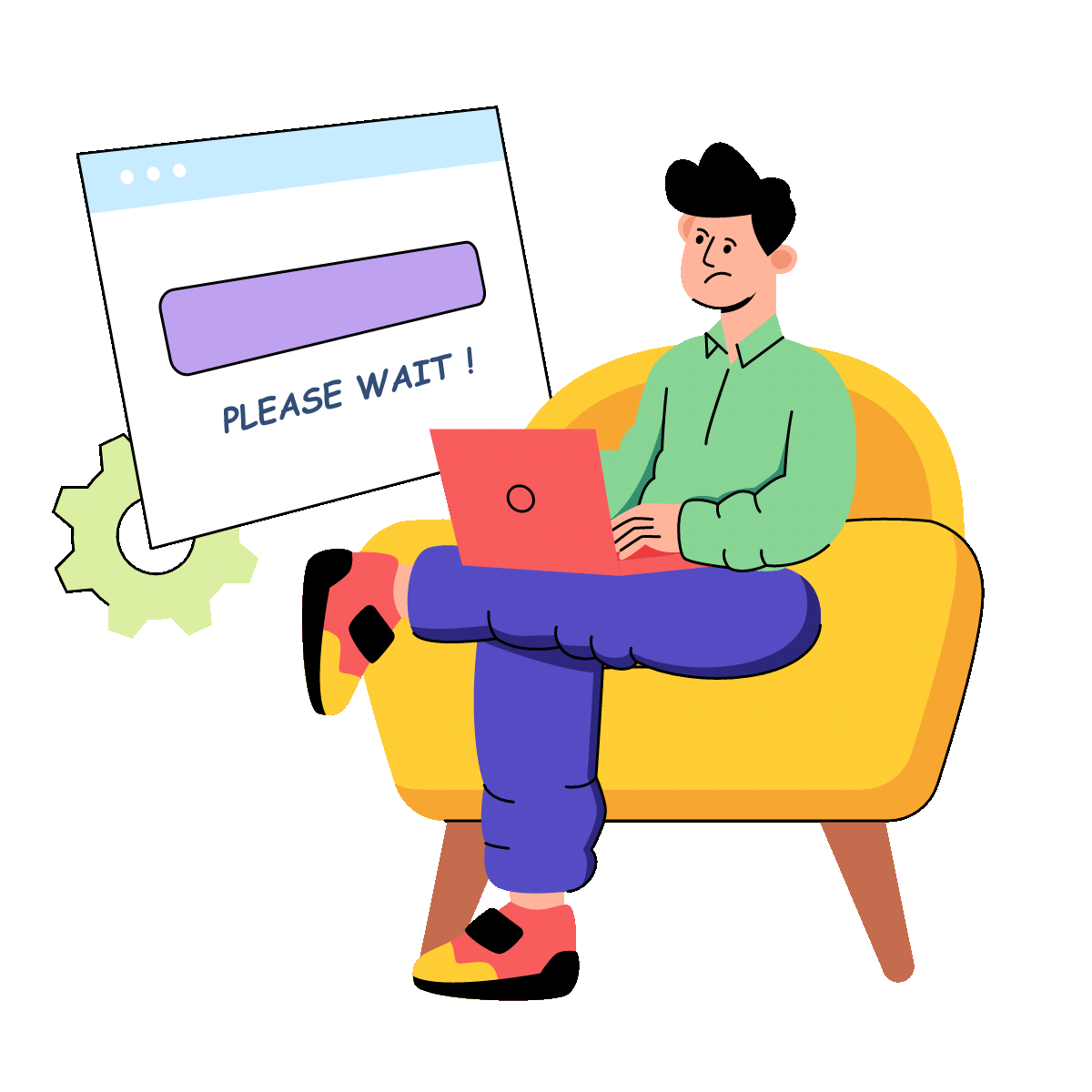 Waiting For Page Loading gif